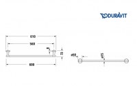 TOALLERO LAVABO 61cm STARCK T DURAVIT